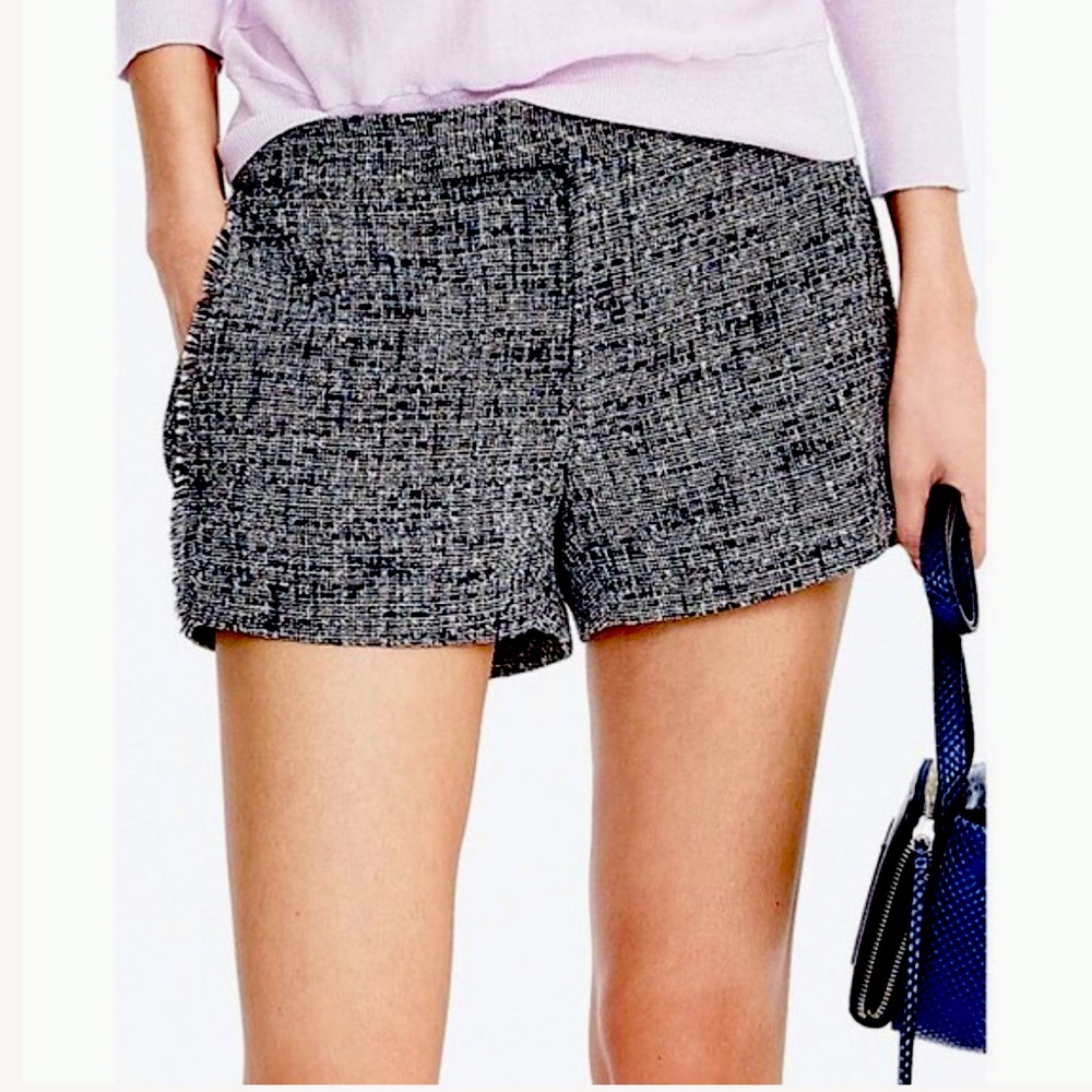 Banana Republic Navy Tweed Shorts